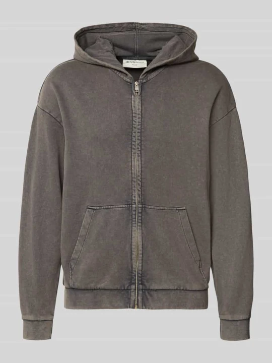 Zdjęcie produktu Bluza rozpinana o kroju relaxed fit z czystej bawełny Tom Tailor Czarny