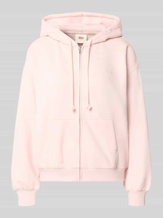 Zdjęcie produktu Bluza rozpinana o kroju relaxed fit z mieszanki bawełny Levi's Różowy