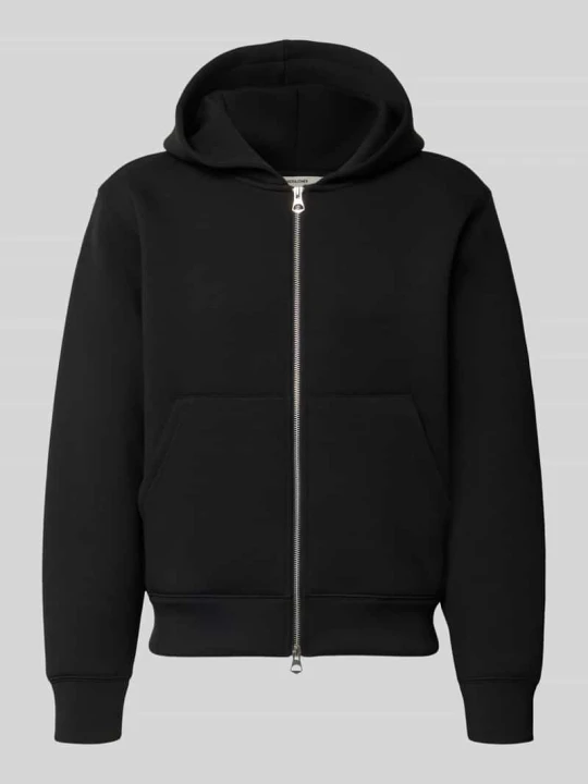 Zdjęcie produktu Bluza rozpinana o kroju relaxed fit z zamkiem błyskawicznym dwustronnym Jack&Jones Czarny