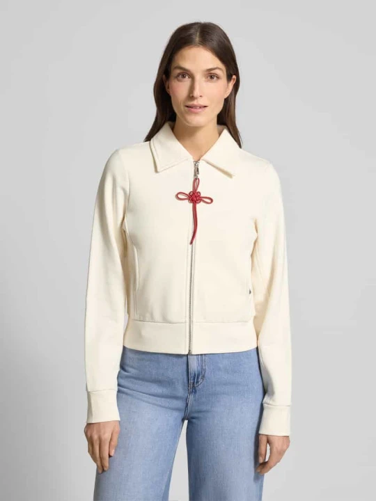 Zdjęcie produktu Bluza dresowa Slim Fit z czystej bawełny model „EROICO” MAX&Co. Złamany biały