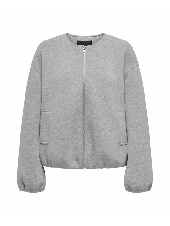 Zdjęcie produktu Bluza rozpinana Only jasnoszary melanż