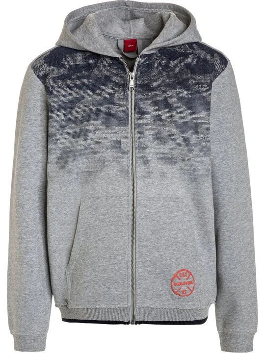 Zdjęcie produktu Bluza rozpinana s.Oliver jasnoszary