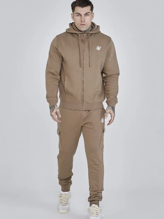 Zdjęcie produktu Bluza rozpinana SikSilk brązowy
