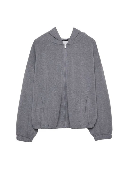 Zdjęcie produktu Bluza rozpinana Stradivarius ciemnoszary