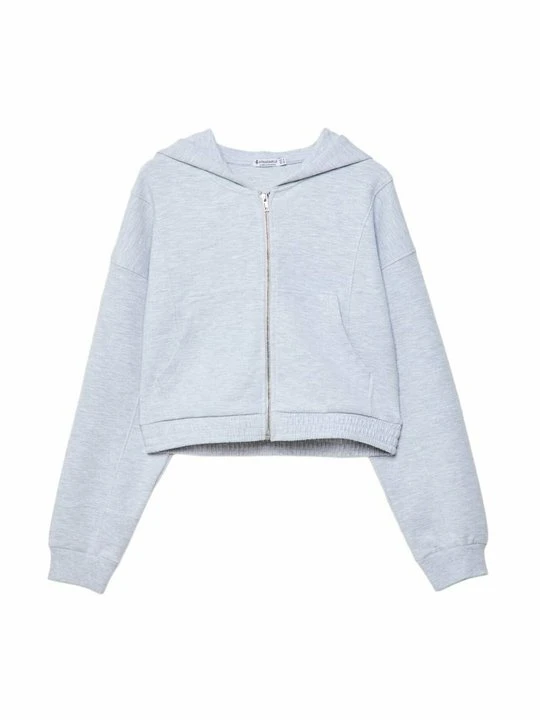 Zdjęcie produktu Bluza rozpinana Stradivarius jasnoszary