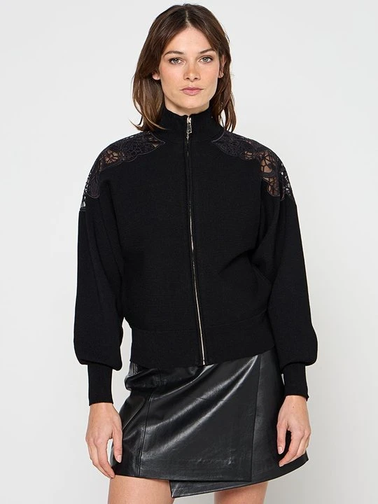 Zdjęcie produktu Bluza rozpinana TWINSET antracytowy melanż
