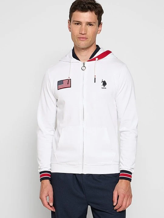 Zdjęcie produktu Bluza rozpinana U.S. POLO ASSN. biały