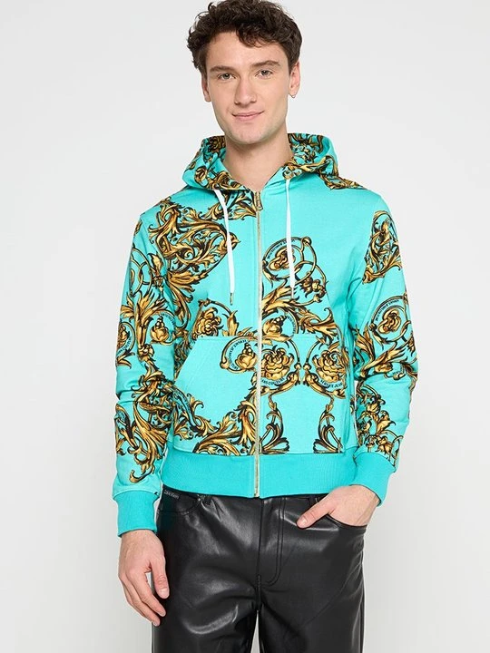 Zdjęcie produktu Bluza rozpinana Versace Jeans Couture turkusowy