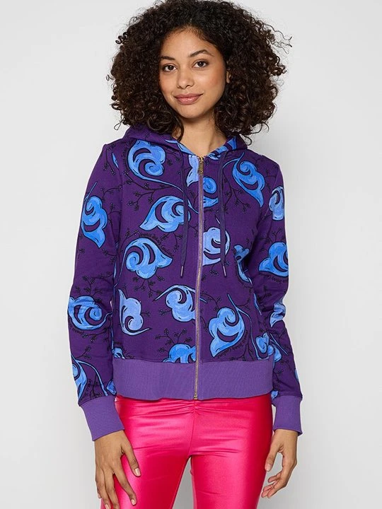 Zdjęcie produktu Bluza rozpinana Versace Jeans Couture ciemnoliliowy