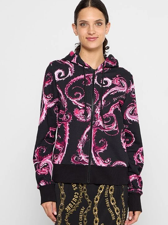 Zdjęcie produktu Bluza rozpinana Versace Jeans Couture czarny melanż