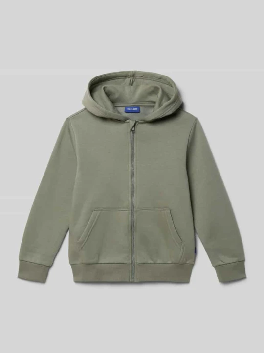 Zdjęcie produktu Bluza rozpinana w kroju regular fit z mieszanka bawełny model 'CERCES' Only & Sons Oliwkowy