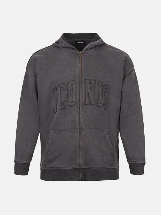 Zdjęcie produktu Bluza rozpinana YOURTURN By Zalando ciemnoszary
