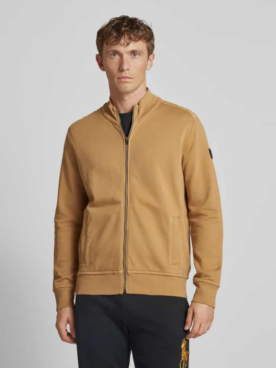 Zdjęcie produktu Bluza rozpinana z detalem z logo Polo Ralph Lauren Camel