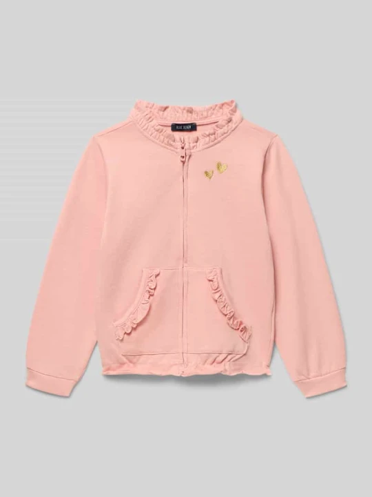 Zdjęcie produktu bluza rozpinana z falbanami BLUE SEVEN Morelowy