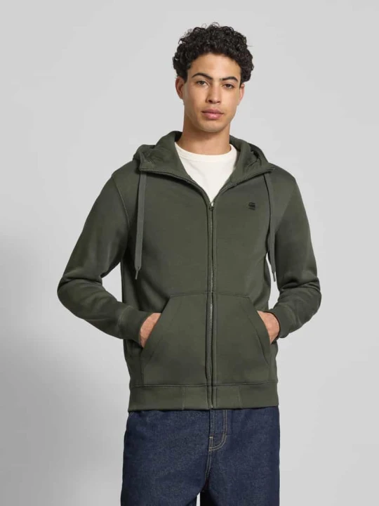 Zdjęcie produktu Bluza rozpinana z kapturem G-Star Raw Antracytowy