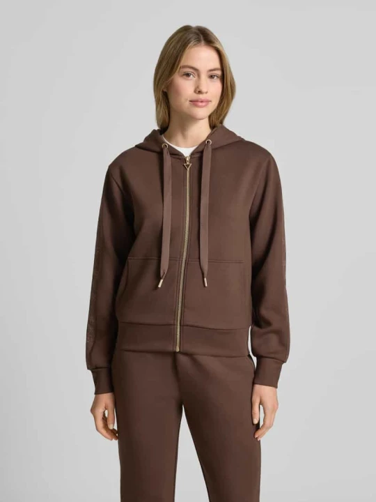 Zdjęcie produktu Bluza rozpinana z kapturem Guess Czekoladowy
