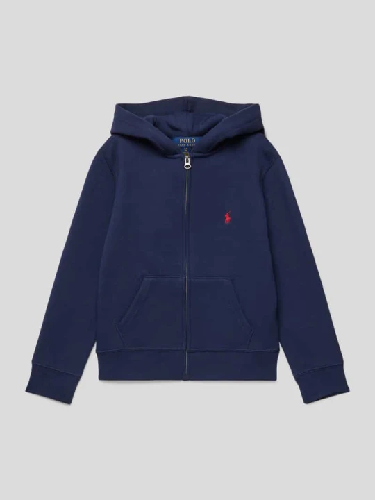 Zdjęcie produktu Bluza dresowa z kapturem i naszywanym logo Polo Ralph Lauren Granatowy