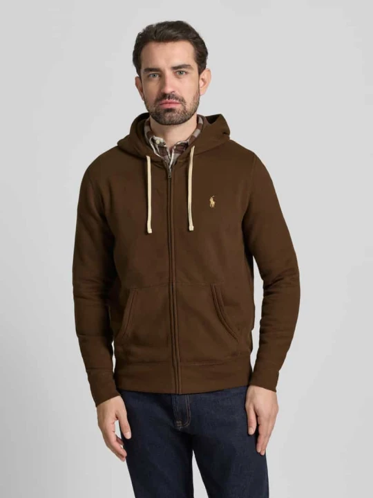 Zdjęcie produktu Bluza rozpinana z kapturem Polo Ralph Lauren Ciemnobrązowy