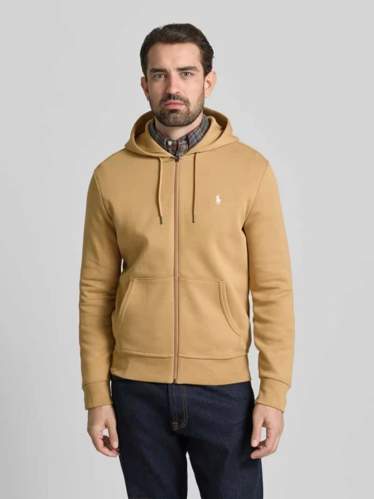 Zdjęcie produktu Bluza rozpinana o kroju regular fit z mieszanki bawełny Polo Ralph Lauren Camel