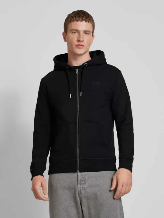 Zdjęcie produktu Bluza rozpinana z kapturem Superdry Czarny
