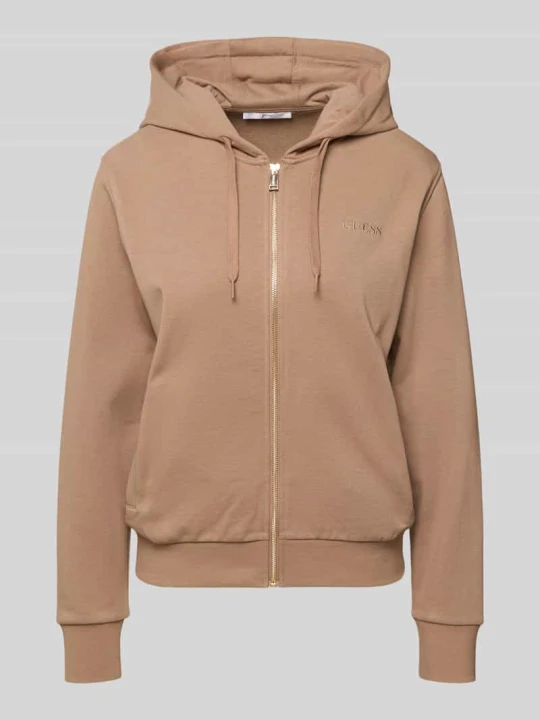 Zdjęcie produktu Bluza rozpinana z kapturem z naszywanym logo Guess