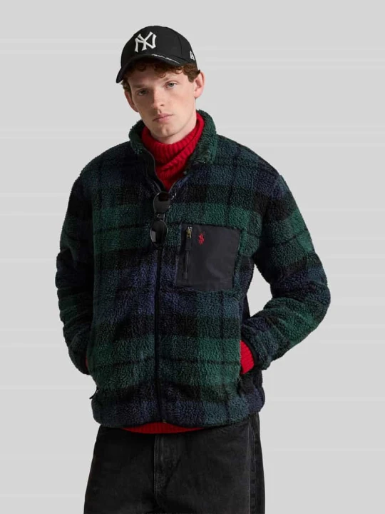 Zdjęcie produktu Bluza rozpinana z kieszenią na piersi Polo Ralph Lauren Czarny