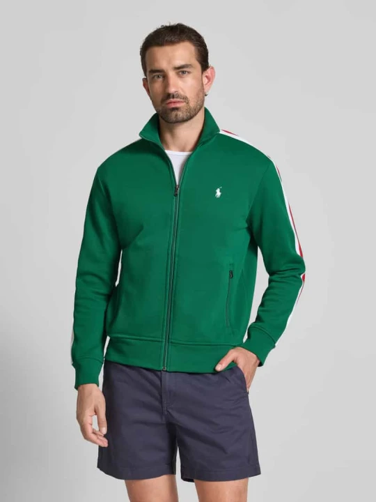 Zdjęcie produktu Bluza rozpinana z kieszeniami na zamek błyskawiczny i wyhaftowanym logo Polo Ralph Lauren Ciemnozielony