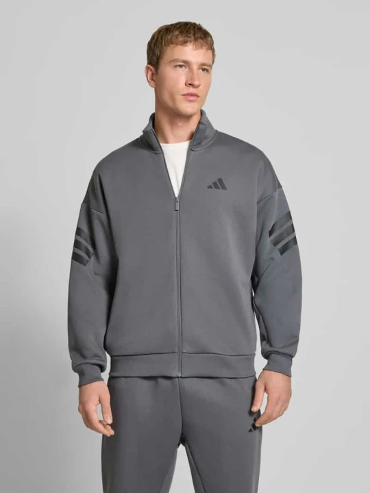 Zdjęcie produktu Bluza rozpinana z logo i zamkiem błyskawicznym Adidas Antracytowy