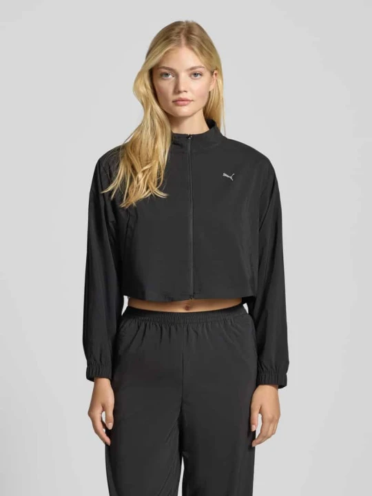 Zdjęcie produktu Bluza rozpinana z nadrukiem z logo Puma Czarny