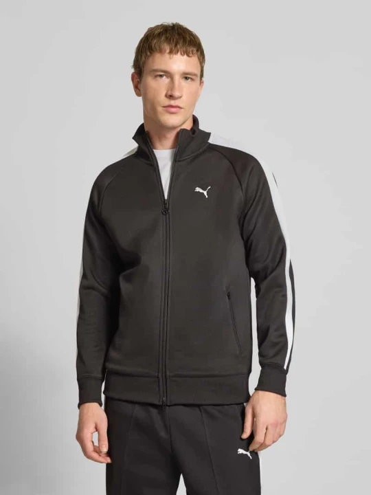 Zdjęcie produktu Bluza rozpinana z nadrukiem z logo Puma Czarny