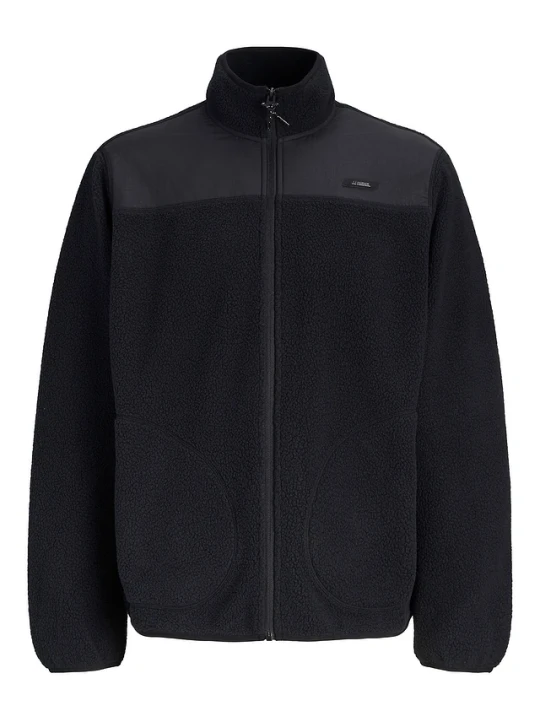 Zdjęcie produktu Bluza rozpinana z polaru baranka JJ REBEL BonPrix czarny