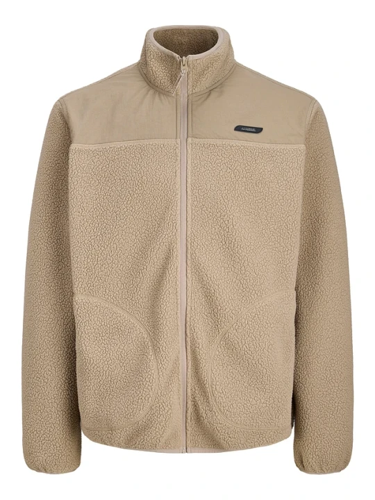 Zdjęcie produktu Bluza rozpinana z polaru baranka JJ REBEL BonPrix szary