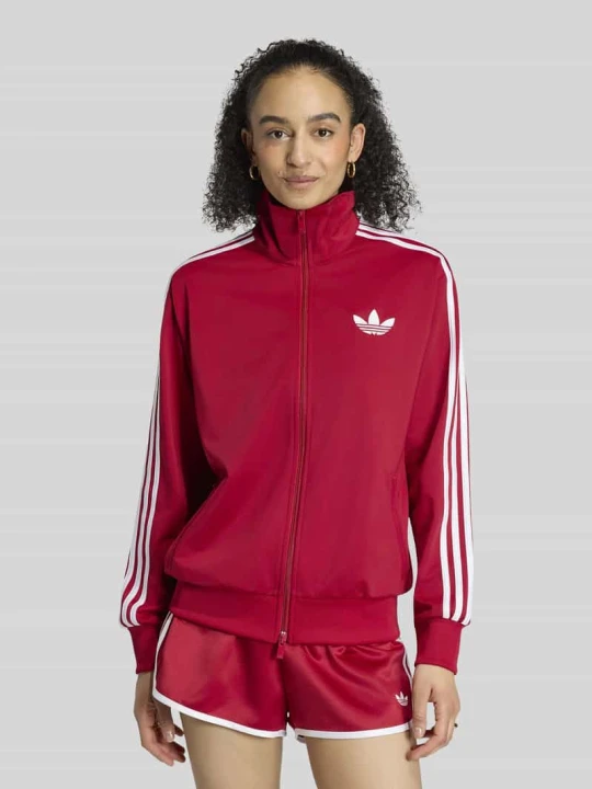Zdjęcie produktu Bluza rozpinana z wyhaftowanym logo i zamek błyskawiczny dwustronny adidas Originals Czerwony
