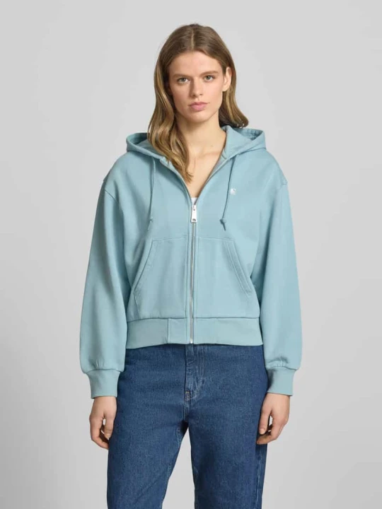 Zdjęcie produktu Bluza rozpinana z wyhaftowanym logo model 'Casey' Carhartt WIP Jasnoniebieski