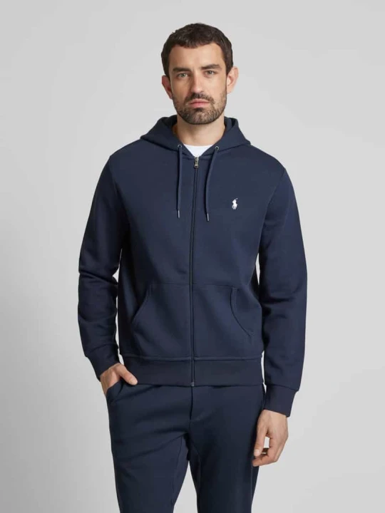 Zdjęcie produktu Bluza rozpinana z wyhaftowanym logo Polo Ralph Lauren Granatowy