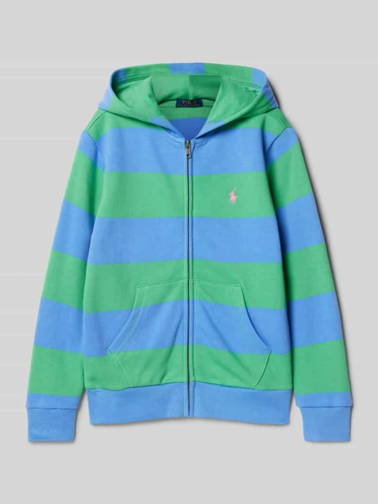 Zdjęcie produktu Bluza rozpinana z wyhaftowanym logo Polo Ralph Lauren Zielony
