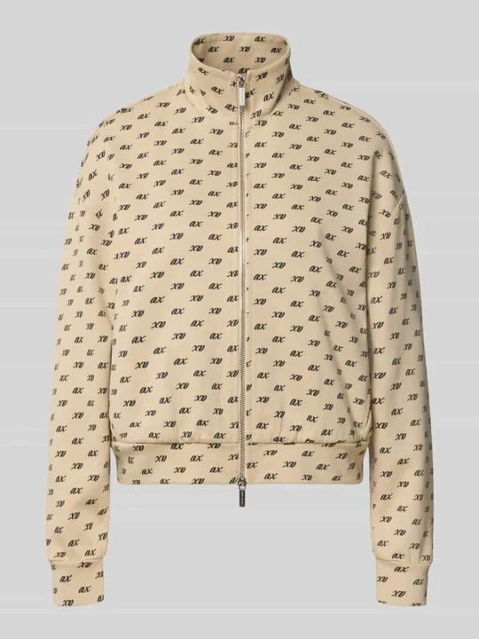 Zdjęcie produktu Bluza rozpinana z zamkiem błyskawicznym Armani Exchange Beżowy