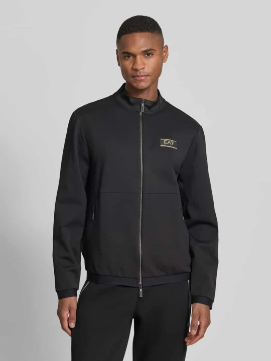 Zdjęcie produktu Bluza rozpinana z zamkiem błyskawicznym dwustronnym EA7 Emporio Armani Czarny