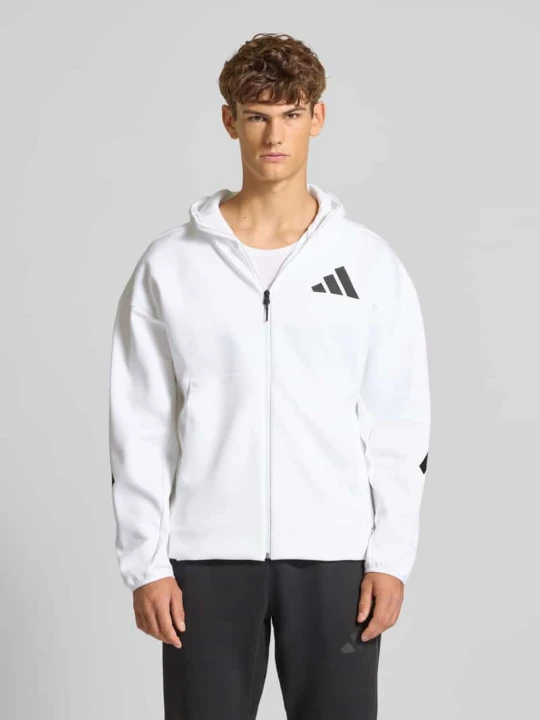 Zdjęcie produktu Bluza rozpinana zapinana na zamek błyskawiczny Adidas Biały
