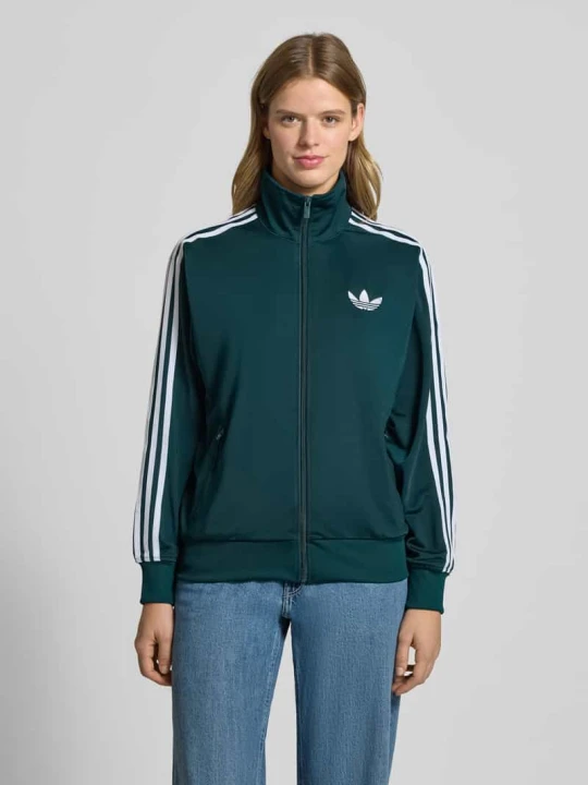 Zdjęcie produktu Bluza rozpinana ze stójką adidas Originals Ciemnozielony