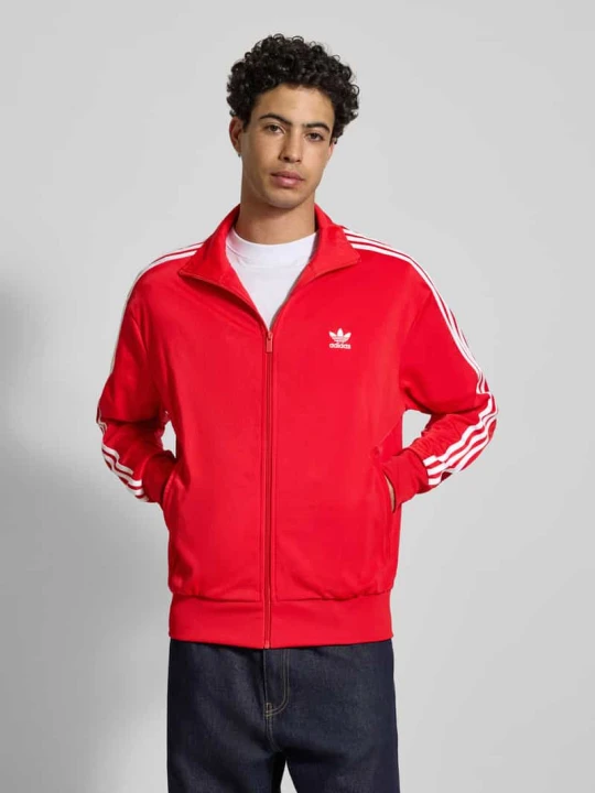 Zdjęcie produktu Bluza rozpinana ze stójką adidas Originals Czerwony