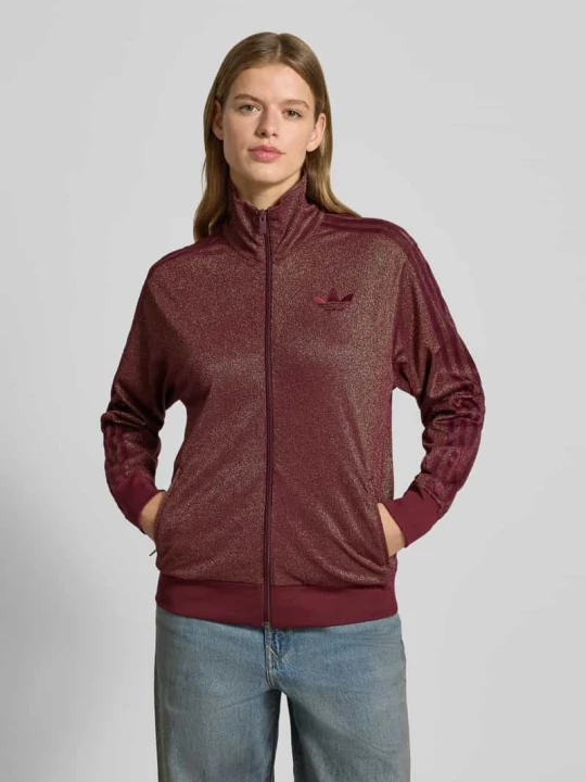 Zdjęcie produktu Bluza rozpinana ze stójką adidas Originals Bordowy
