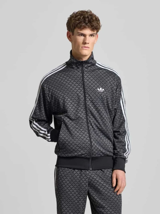 Zdjęcie produktu Bluza rozpinana ze stójką model “Firebird” adidas Originals Czarny