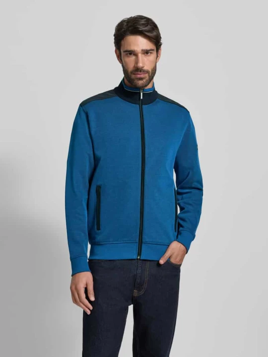 Zdjęcie produktu Bluza rozpinana ze stójką Bugatti Królewski niebieski