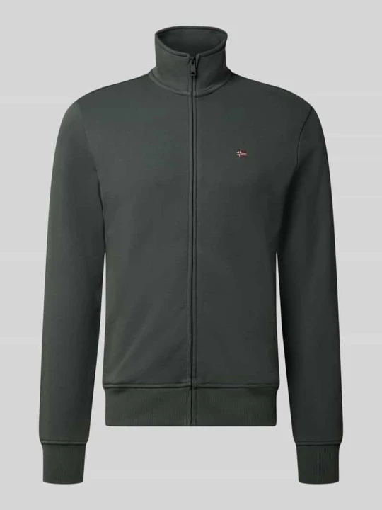 Zdjęcie produktu Bluza rozpinana ze stójką i wyhaftowanym logo Napapijri