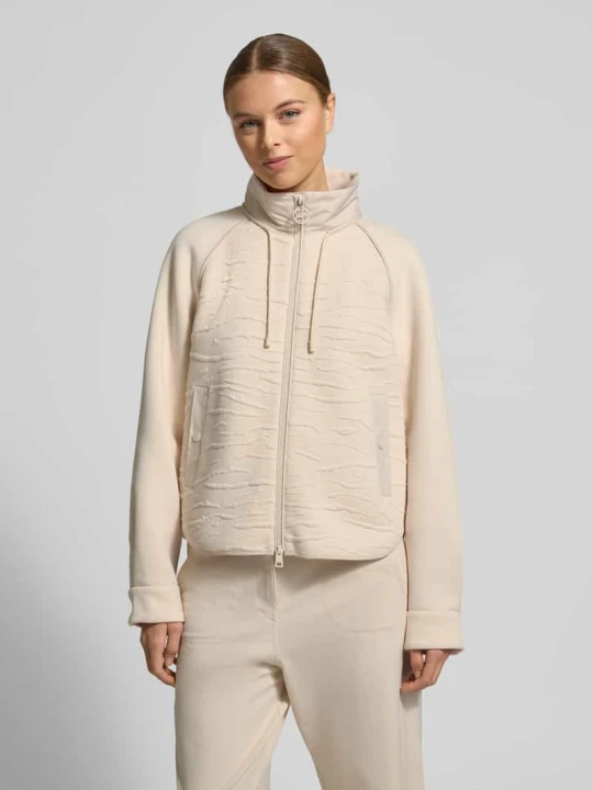 Zdjęcie produktu Bluza rozpinana ze stójką Marc Cain Piaskowy