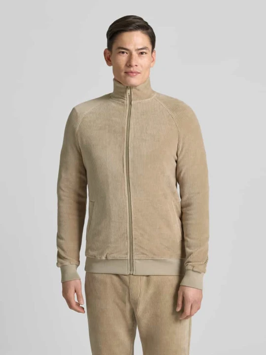 Zdjęcie produktu Bluza rozpinana ze stójką MCNEAL Ziemisty brązowy