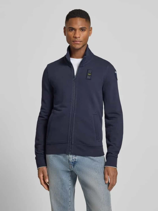 Zdjęcie produktu Bluza rozpinana ze stójką model 'City New' Blauer Usa Granatowy
