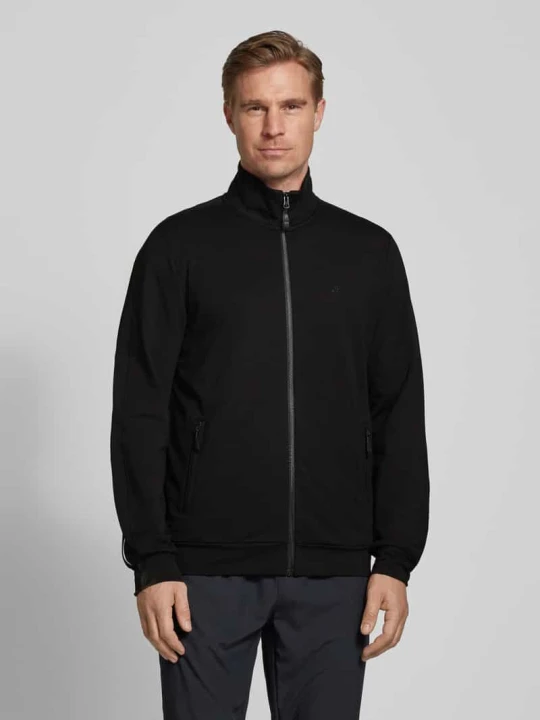 Zdjęcie produktu Bluza rozpinana ze stójką model ‘HENRI’ Joy Czarny