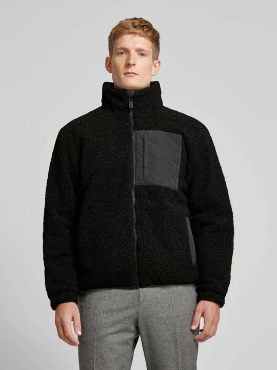 Zdjęcie produktu Bluza rozpinana ze stójką model ‘Pelican’ Mazine Czarny